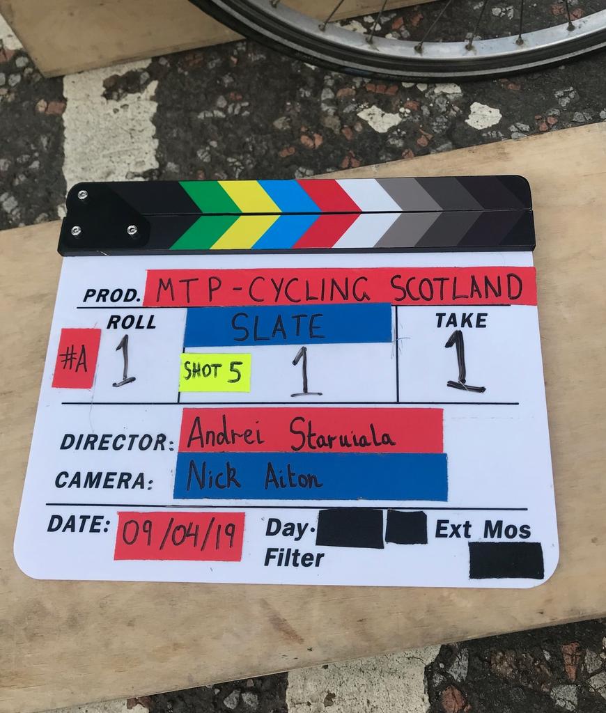 It's a wrap! We filmed our new cycling road safety ad today. 
Look out for it on STV and social media from 7th May. #GiveEveryoneCycleSpace