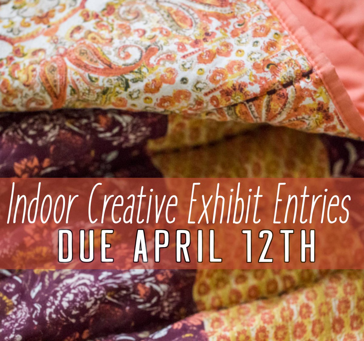 Are you ready to win a ribbon for Quilting, Sewing, or Clothing and Textiles? Now's your chance!
Entries for the Indoor Exhibits at the SCF are open and due on April 12th! You can enter here at sacfair.com/competitions-c…!