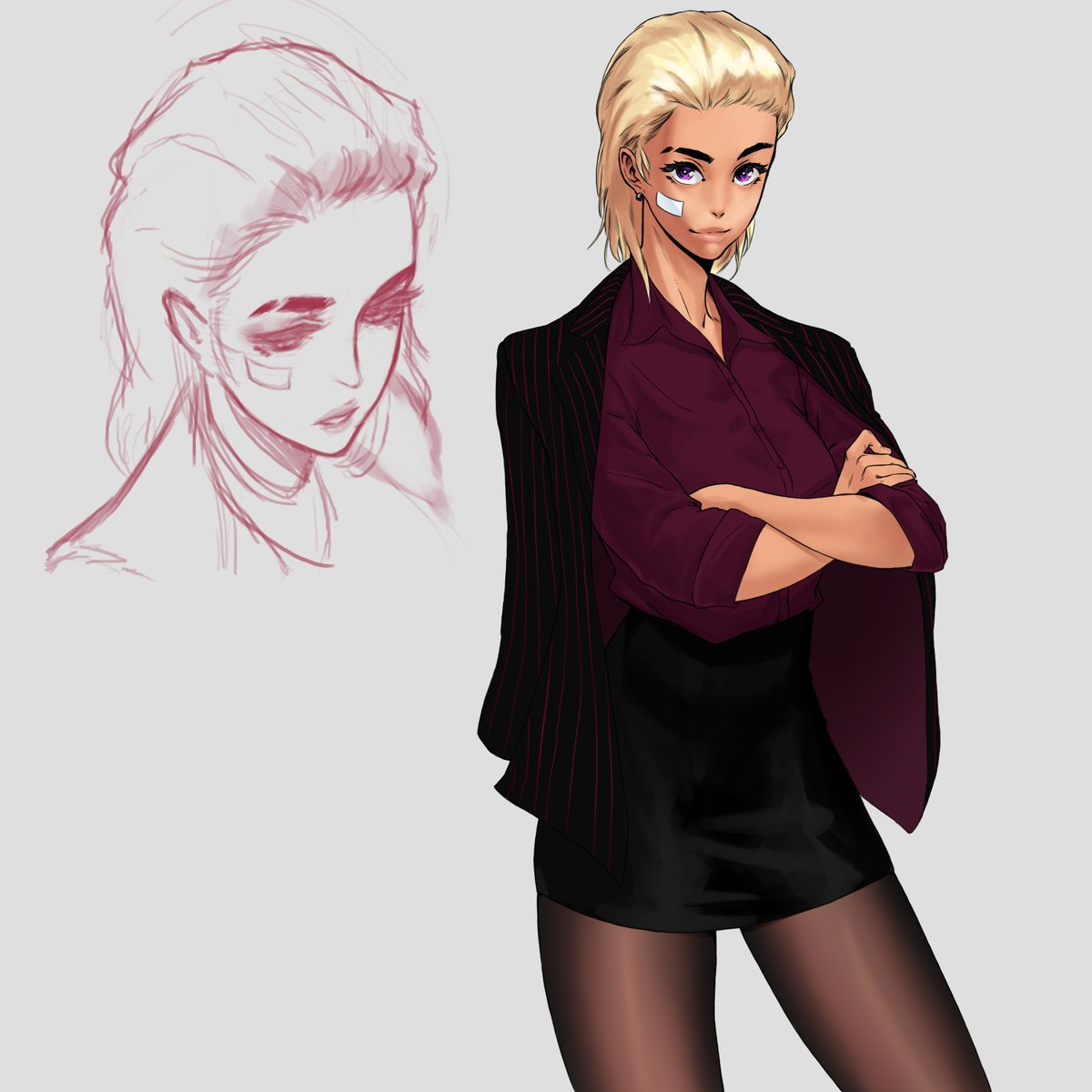 Sotcho On Twitter Formal Kim With Slicked Back Hair I Like This