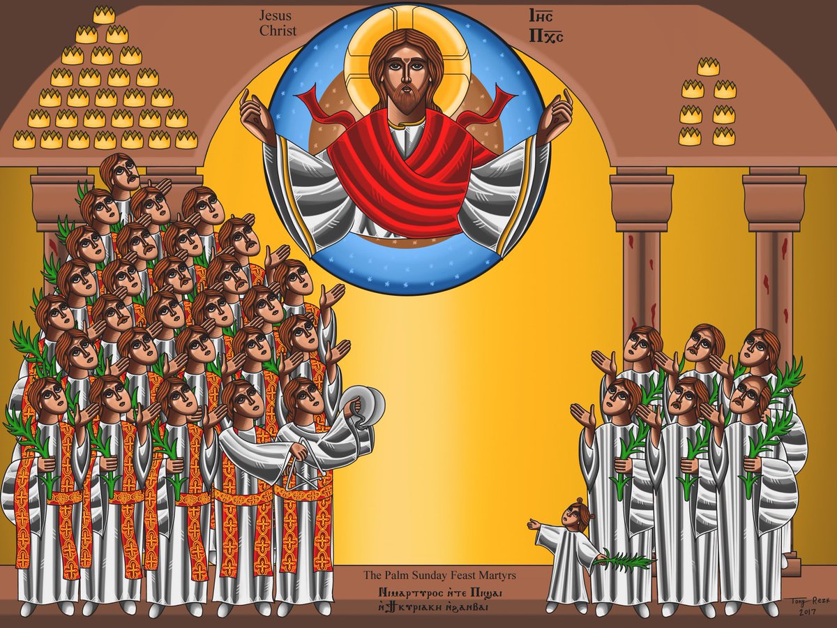 Remembering our Palm Sunday martyrs from 2 years ago! May their memory be eternal!