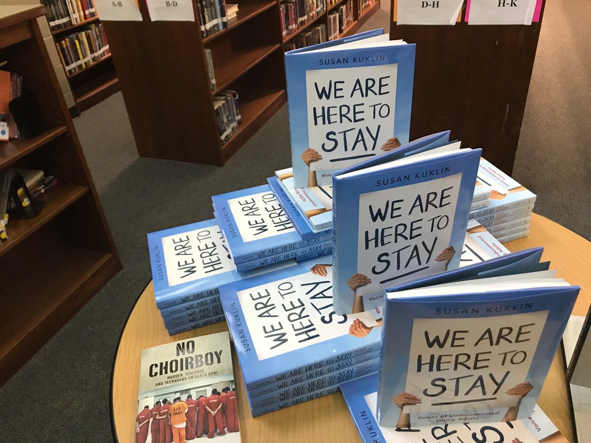 CHECDC's tweet image. A HUGE thank you to author and photographer @susankuklin for her heart in writing We Are Here To Stay and speaking to our @CHECDC students! Thank you @AOBFound for your amazing partnership! We here at @dcpublicschools stand against injustice of any kind! #BellLibrary #dcpsrising