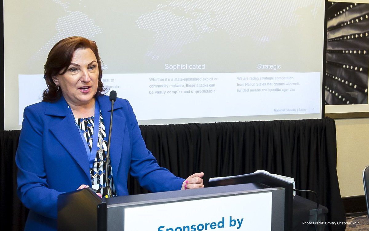 NSA’s Deputy National Manager for National Security Systems Marianne Bailey was among the cyber experts at the April 2019 Future of Technology Summit yesterday in Washington, D.C. Image: NSA