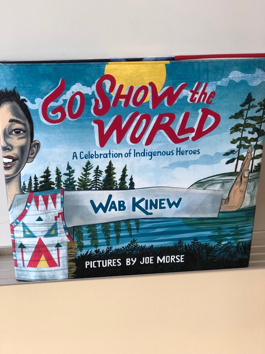 KellyLSilverman's tweet photo. Working on biographies today @SacredHeartRCSD this book #goshowtheworld based on the lyrics of @WabKinew was a great way for my students to read about their Indigenous Heroes @RCSD_No81 ❤️ https://t.co/e7zrNbU5ke