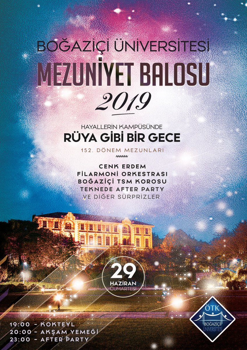 Bogazici Universitesi Otk On Twitter Hayallerin Kampusunde Ruya Gibi Bir Gece Bogazici Universitesi Mezuniyet Balosu 2019 29 Haziran Cumartesi On Kayit Icin Link Https T Co Gxisd3yelz Https T Co Ku8htyklom