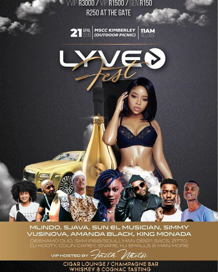 KIMBERLEY 💃🏽💃🏽💃🏽💃🏽 catch me at LYVEFEST on the 21st of April 🤗 let's PAARTEY 😝