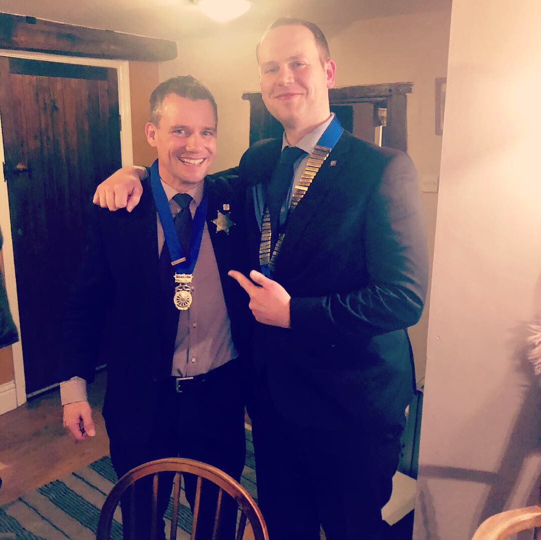 This week’s #tablertuesday introduces some new members to HRT. Friday evening saw our AGM held out at the lovely @bridgefarm_bnb A superb evening where 3 new members were inducted and the reigns for 2019 handed over to our own <a href="/philrowberry/">Phil Rowberry</a>. #rtbi #DoMore #roundtable