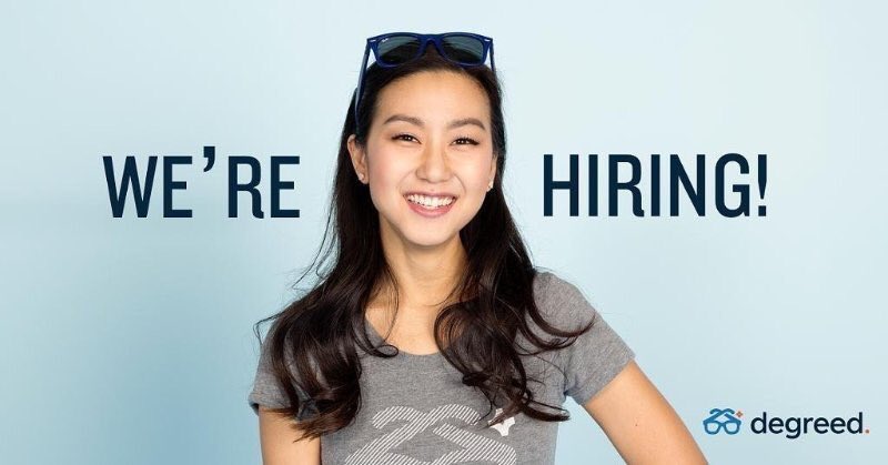 Come join us. You won’t regret it.

👩🏽‍💻 Front-end 
jobs.lever.co/degreed/93b54b…

👩🏽‍🎨 Product Design 
jobs.lever.co/degreed/4cfccb…