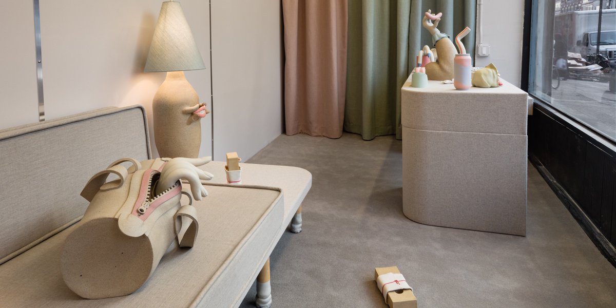 newmuseum's tweet photo. This is the last week to catch "Genesis Belanger: Holding Pattern." Belanger's surreal porcelain-and-stoneware ceramics will only remain on display in our Storefront Window through April 14: https://t.co/gllBUtrjyd #GenesisBelanger https://t.co/wz49HztRCV