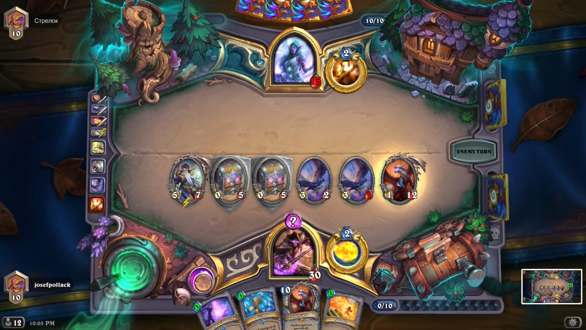 HSJosephP's tweet image. With the small pool of minions in Standard, messenger raven can get kinda crazy.