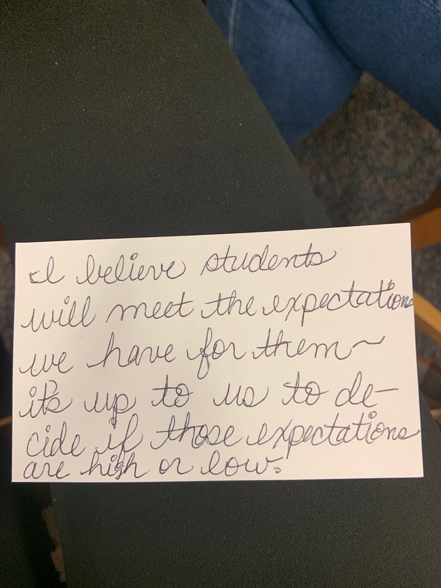 I believe my students... a quote from a wonderful teacher at CHES 
#MrsMcallister #whatgreatteachersdodifferently 
<a href="/ToddWhitaker/">Todd Whitaker</a> 
<a href="/CHESPirates/">Corinth-Holders Elementary School</a>