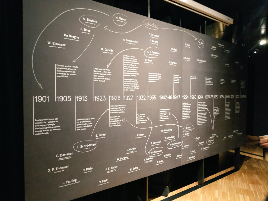 eumarbet's tweet photo. Hoy en @cececebe la inauguración de una exposición de éxito   #QuanticaCCCB https://t.co/jCpbx5JNyD