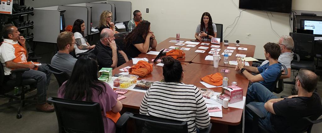 Great training during Monday's Staff Meeting with Benay from <a href="/Google/">Google</a> and @nest. 
<a href="/micah0486/">Micah Horton (tweets are my own)</a> <a href="/SusanT42880527/">Susan T</a> <a href="/Alana95540851/">Alana</a> @depotfan1 #HD0486ElCon. #D60strongandproud