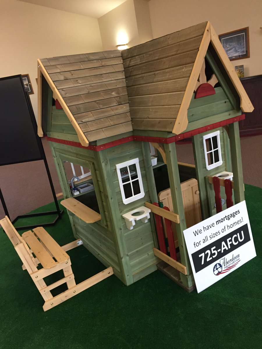 AberdeenFCU's tweet photo. We are giving away this Kids Playhouse! Make a deposit into a Youth Savers Account and be entered to WIN! #youthsavers #save #youthmonth #april #winthis #kidsplayhouse #kids #savingisgood https://t.co/n8jWzhSy3H