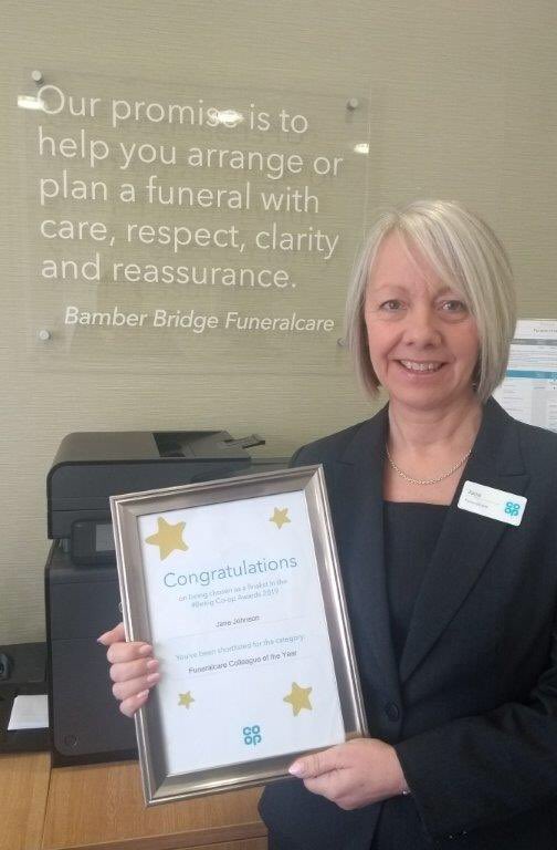 Super proud and honoured to visit our two finalists in West Lancs to share the fabulous news that they had reached the final 30. Our FA Jane from Bamber Bridge was nominated for ‘Colleague of the Year’, and FD Annabel from Burnley for ‘Show you Care’. #showyoucare #beingcoop