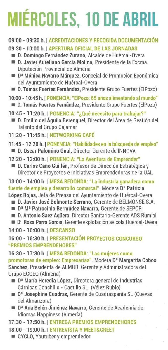 hoimpulsa's tweet photo. ¡Todo listo para mañana!💪
Nos vemos a las 9:00 en las acreditaciones y recogida de documentación. #emprendedHOres https://t.co/3h0hjLTMRH