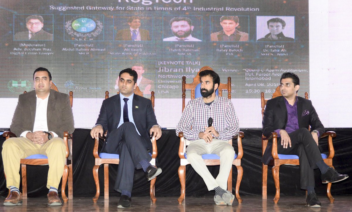 NimisDotAsia's tweet photo. #RegTech discussion happened on April 06 during #TechBiz Leaders Summit in #Islamabad. Session introduced by @AbbasIbnHusayn &amp; moderated by Zeeshan Riaz. Panelists were Abdul Rahim #SECP, Ali Saqib #SBP, Rafay Baloch #PTA &amp; Dr. Taha Ali #SEECS #NUST. 
Thanks #CIT and #Herself. https://t.co/3L28l0UmJz