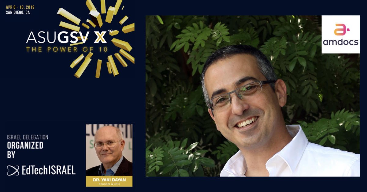 Amdocs's tweet image. Head of learning and talent development @harelashman joins @EdTechIsrael at #ASUGSV2019. Today he’ll be on the panel “Israel: AI vs. HI is the Foundation for CuttingEdge Innovations” &amp;amp; speaking about workforce training.
bit.ly/2uW65U1

#iamdocs - are you?
#EdTechIsrael