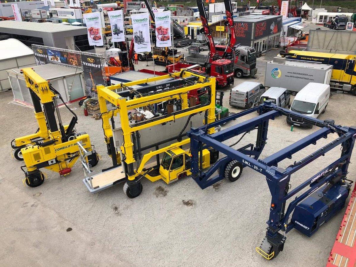 Ustaudal's tweet photo. At #bauma2019 you will find the WOW factor at the #Combilift booth.

We turn #materialhandling into a #SafetyFirst zone, we turn #Space into a #profit zone - making businesses go 4-WARD in all directions.

#LiftingInnovation with #StraddleCarrier and #aislemaster https://t.co/suhpbO05KR