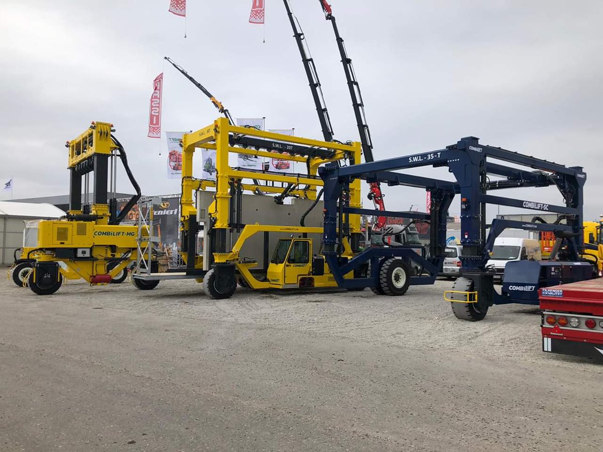 Ustaudal's tweet photo. At #bauma2019 you will find the WOW factor at the #Combilift booth.

We turn #materialhandling into a #SafetyFirst zone, we turn #Space into a #profit zone - making businesses go 4-WARD in all directions.

#LiftingInnovation with #StraddleCarrier and #aislemaster https://t.co/suhpbO05KR