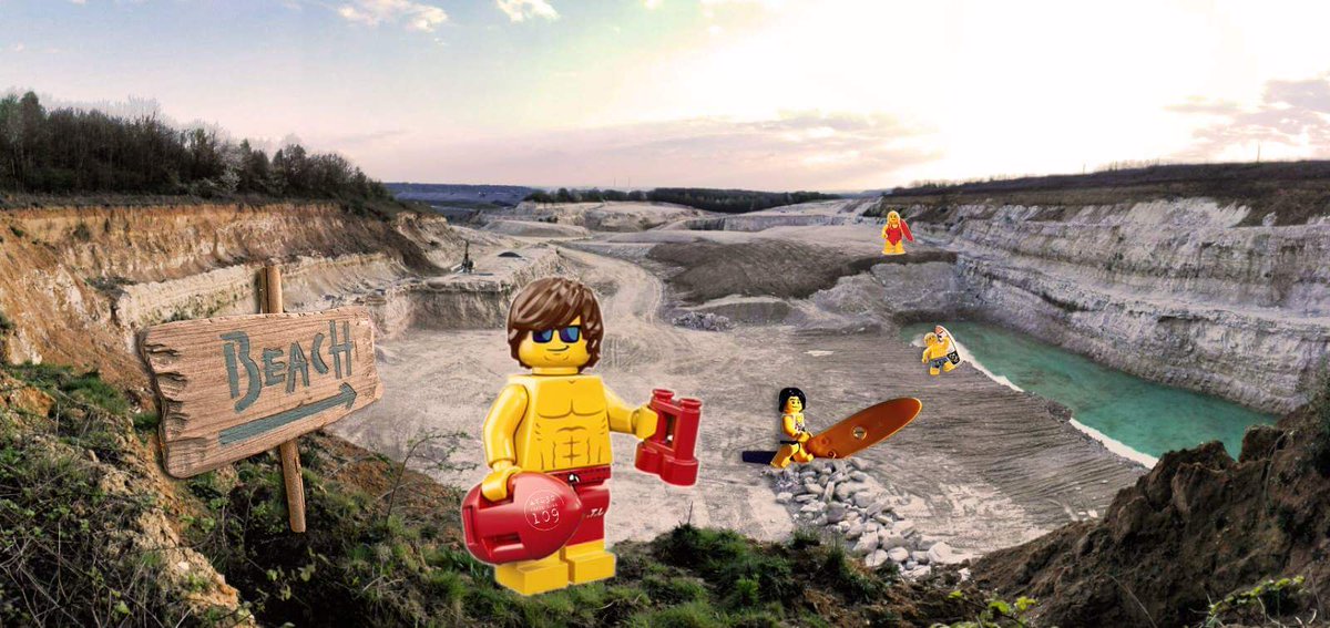 VexinZone109's tweet photo. Après #Beynac on vous propose un nouveau #Camping Mr @dubosc_franck. Avec une plage et accès direct à l'eau de nappe phréatique !
Les #CimentsCalcia envahissent le #PNRVexin dans les #Yvelines !
Il est temps de planter une tente pour sauver notre #patrimoine ? https://t.co/t3E5umyGjR