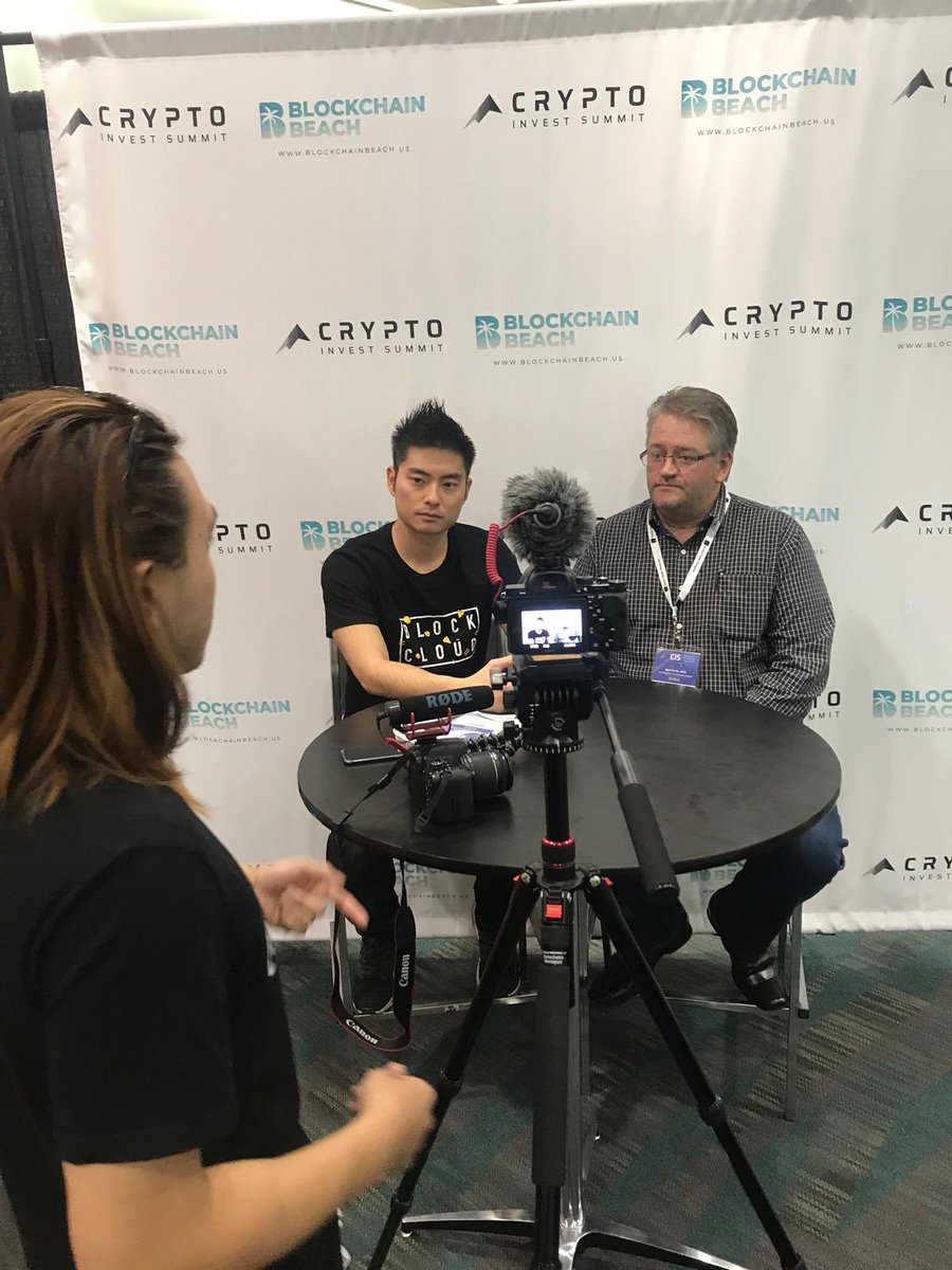 FuzionGroupio's tweet photo. #FuzionCEO interviewed by @Altcoinbuzzio at @cryptoinvestsmt 
#fuzionexchange https://t.co/jzYababqDi