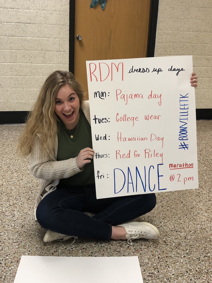 Be sure and participate in the Boonville RDM dress up days next week, April 15-18! We can’t wait to see you all on the big day! #BoonvilleFTK
