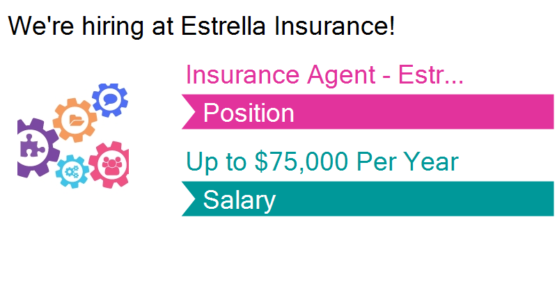 OrlFLJobs's tweet photo. Job Opening: Insurance Agent - Estrella Insurance in KISSIMMEE, FL! Estrella Insu #jobs https://t.co/gqAEPLftmj https://t.co/kQjVa5p2gg https://t.co/aBxC7v7Sxd
