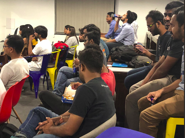 azwasthere's tweet photo. Kudos! What an atmosphere at Google Cloud Next'19 Extended Hyderabad event at @91springboard
My Second Event with Google Cloud Developer Community, Hyderabad @gcdc_hyd | Google Developers Group (GDG) - Hyderabad @gdg_hyd
#Next19Extended #Next19Hyd #GoogleNext19 @GCPcloud https://t.co/xWWmotJi0x