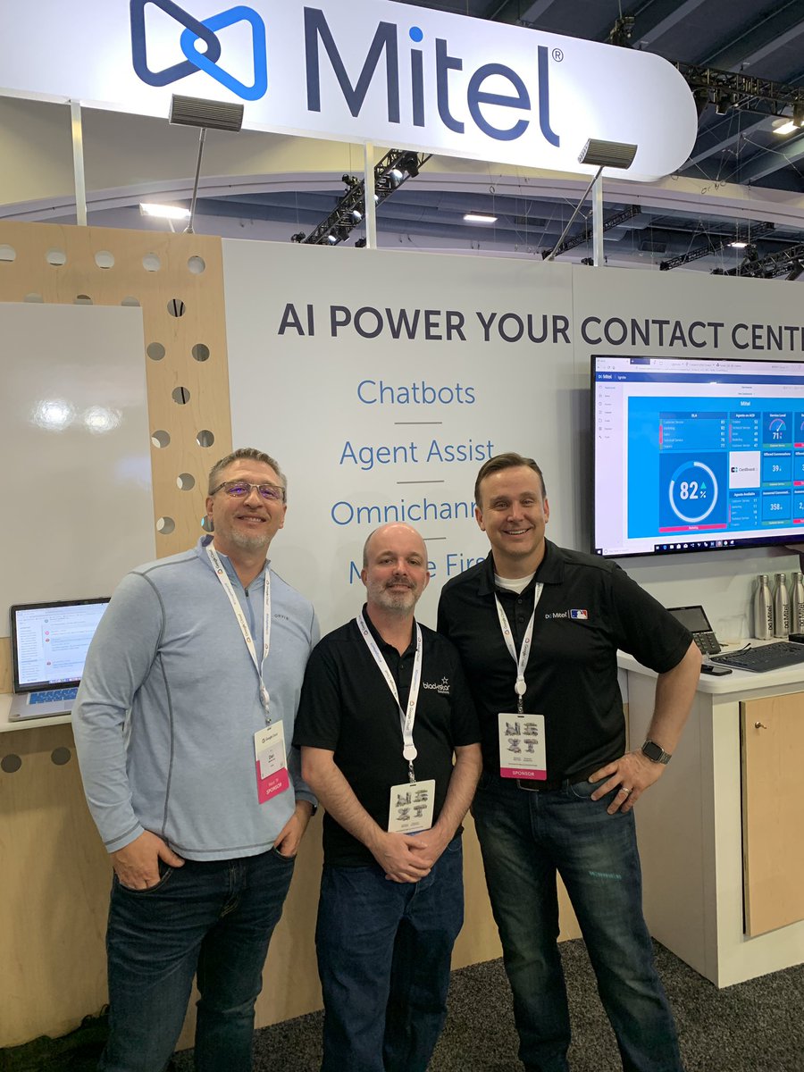Stopped by the <a href="/Mitel/">Mitel® Official</a> stand at #googlenext2019, discussing Google Cloud strategies and opportunities <a href="/blackstarsols/">Blackstar Solutions - Part of the Croft Group</a> <a href="/dnemechek/">Dan Nemechek</a>