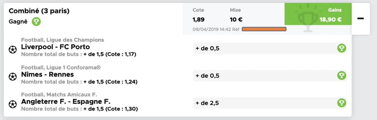 SafeTips4's tweet image. On encaisse les amis ! 💰 On repart fort après notre mésaventure d&apos;hier !

Faites péter vos tickets sous le tweet 👇

5/6 en cours 🔥
RT/❤️ si tu veux qu&apos;on continue la série demain ! 
Des Paysafecard seront aussi à gagner 🔋

#TeamParieur #ParisSportifs #Football