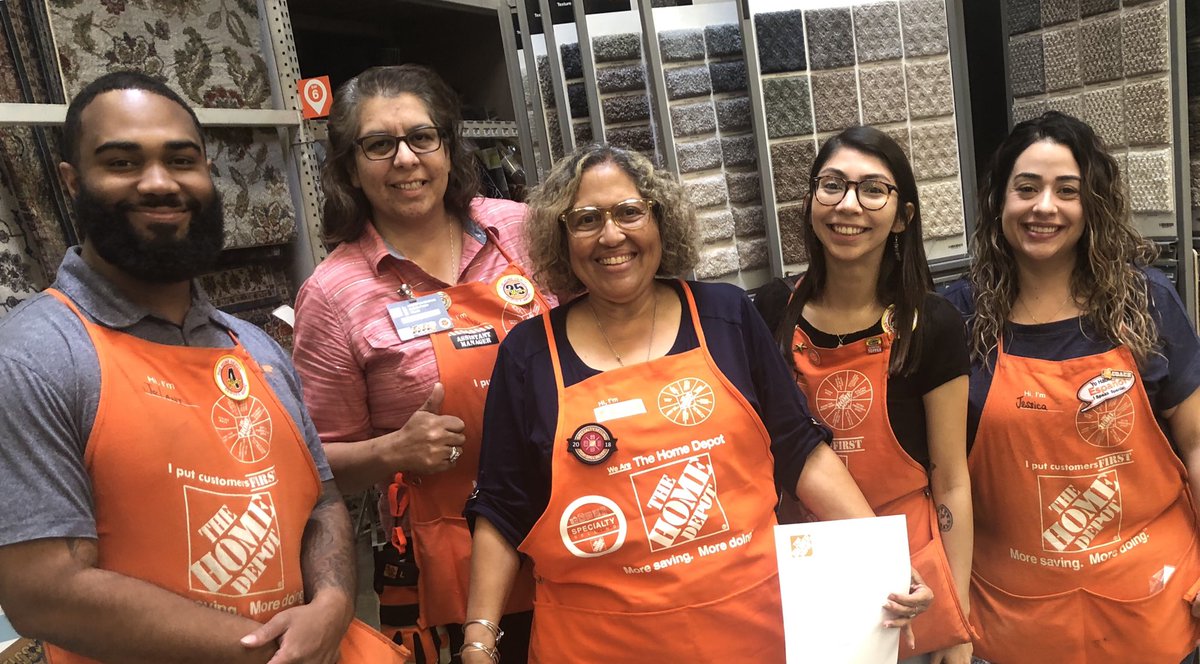 Congratulations Lisa, flooring specialist, received Bronze recognition for sales for 2018!!