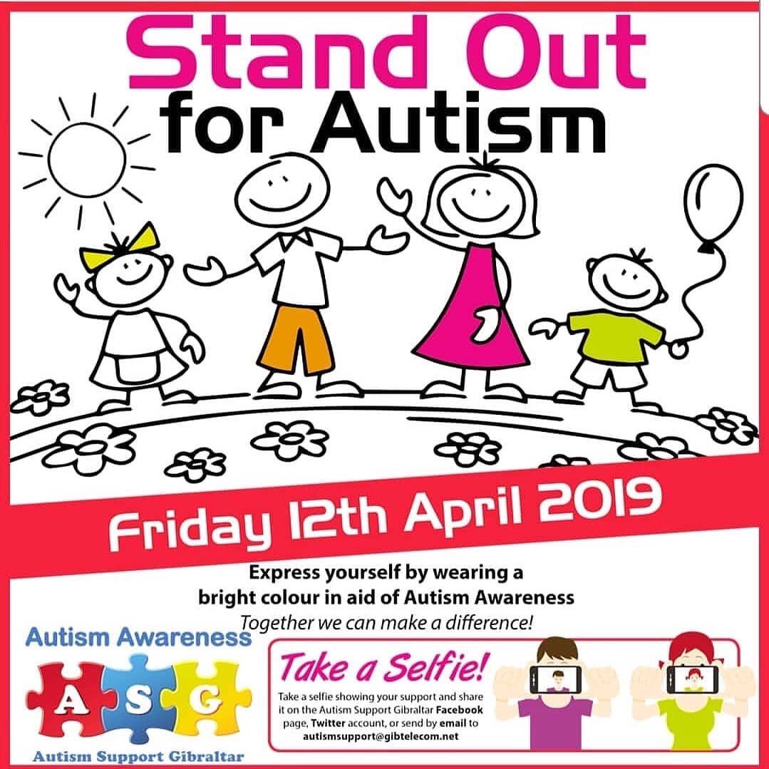 PEBMTBGIB's tweet photo. #TeamPEB supports the STAND OUT FOR AUTISM Campaign. Express yourself and make sure to wear bright this Friday the 12th of April.
#standoutforautism #wearbright #gibraltar #OneTeam #MTB
@ManascoKevin https://t.co/F2C5oiJXSz