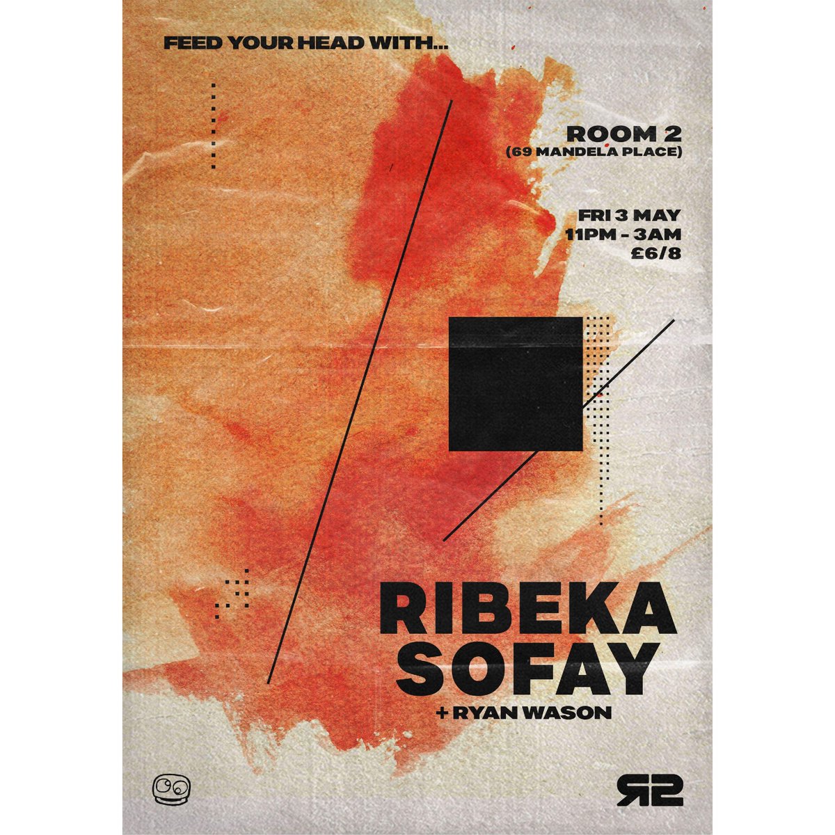 feedyourheaduk's tweet image. Feed Your Head returns to @room2glasgow inviting along two of the cities most cherished dj's @r_ibeka and @ssofay !

A musical treat awaits, expect to have your mind altered...

Tickets starting at £1!