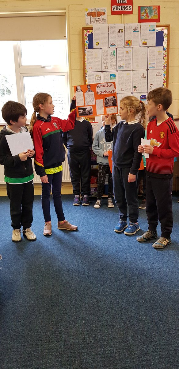 JKavanagh1st2nd's tweet photo. Last Thursday, 1st and 2nd Class proudly presented their history projects to 3rd and 4th Class! 📑🧐⛴🛩🚗 @MaighdineMuire https://t.co/SL3IU0Qru9