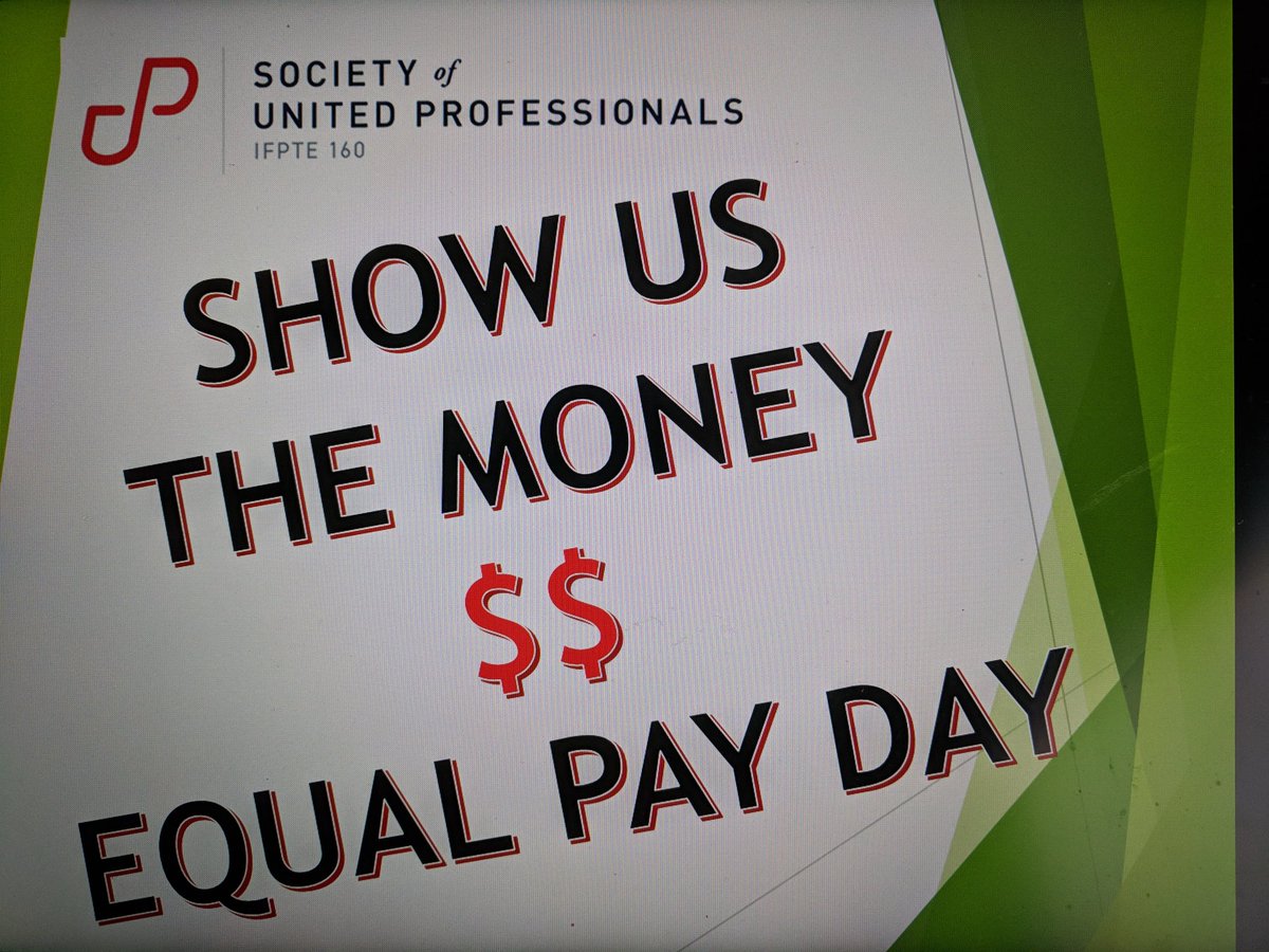 SueSloans's tweet photo. @TheSocietySays #IFPTE  #OPGLocal  supports equal pay by wearing red. https://t.co/ZhADduNpdd