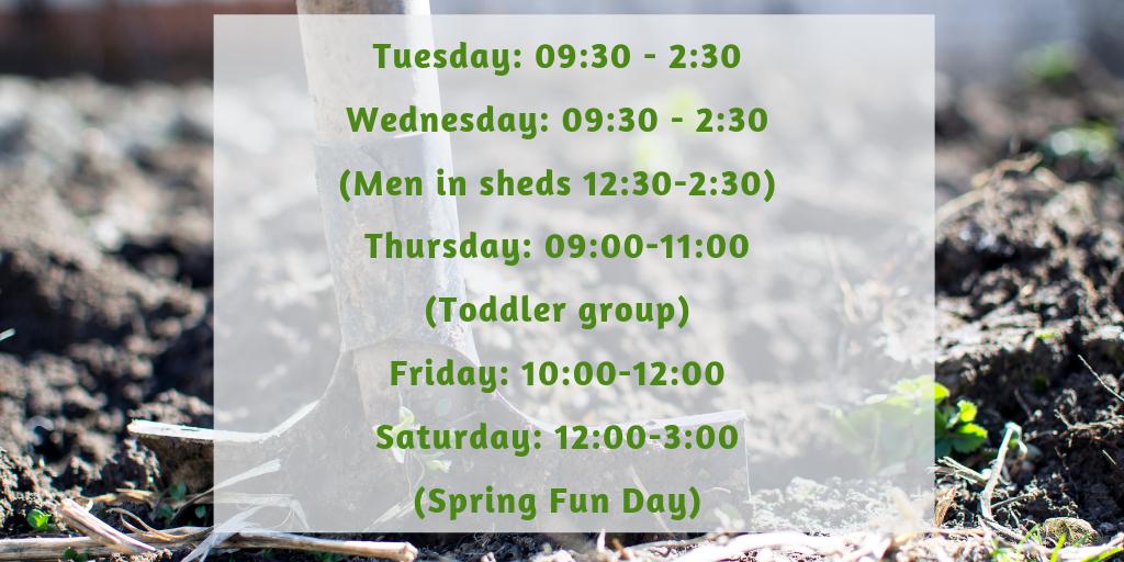 rnfstoke's tweet photo. Come and join us at Root’n’Fruit this week whilst we prepare for Saturday’s Spring Fun Day! https://t.co/XjxCirtWbw