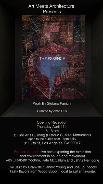 Artmeets's tweet photo. Thursday 6-8pm at the Fine Arts Building "ESSENCE" a project by Italian artist Stefano Panichi
#downtownartwalk #dtla https://t.co/w0WC6RqAyx