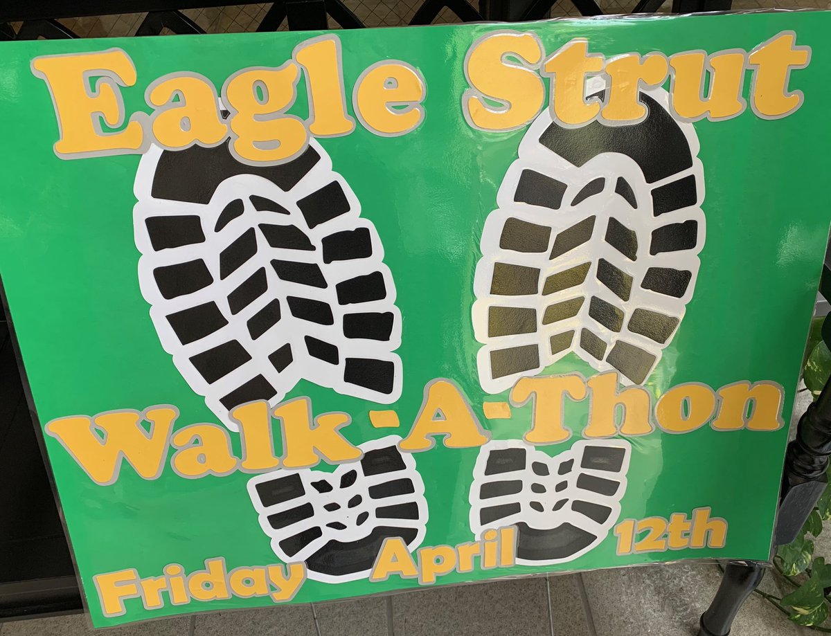 WE are Ready 4 Friday’s PTA Eagle Strut Fundraiser! 🦅 Plz come walk &amp; enjoy the 🎼 with us!  It is going 2 be a gr8t day! 😊💚💚 ⁦<a href="/woodlandptajc/">Woodland School PTA</a>⁩ ⁦<a href="/Woodland_JCS/">Woodland Elementary</a>⁩ ⁦<a href="/jcityTNschools/">JohnsonCitySchools</a>⁩
