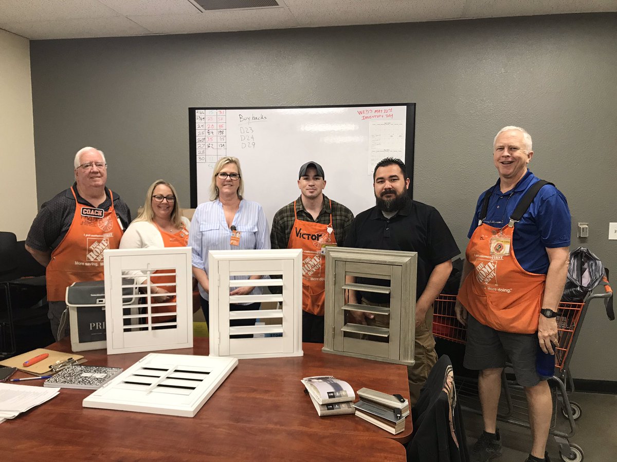 FergusonShalyn's tweet photo. Thank you Bonnie from Rockwood shutters @Bonbon416. Specialty Tuesday at 0415. We are ready to get leads from plumbing to milworks. @ianshelton89 @mosesjedTHD @JillLandis7 @SpecialtyDS0415 @sfblairusa @CBoswellHD @RussellTomlins7 https://t.co/dZrbuY33NW