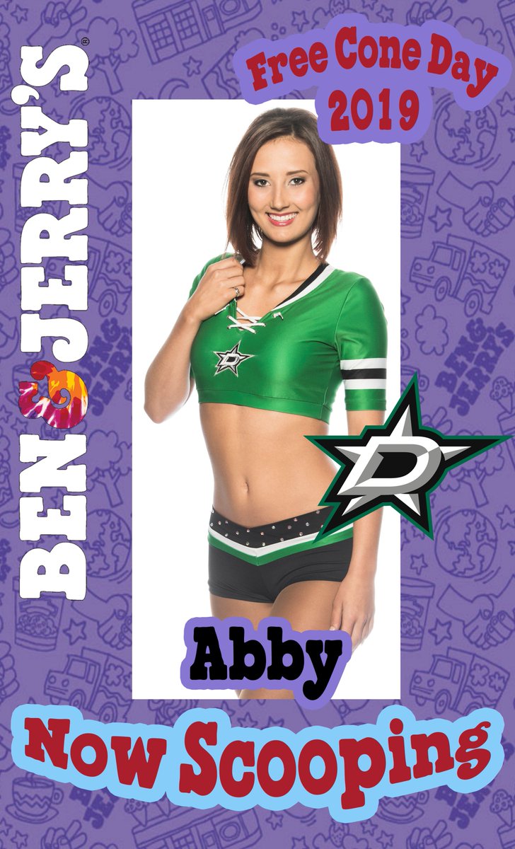 It's getting icy cold in here.... oh, it's actually the <a href="/starsicegirls/">Stars Ice Girls</a> here scooping for Free Cone Day at <a href="/DFWBenandJerrys/">DFW Ben & Jerry's</a>. @DSIG_Abby @DSIG_Katie <a href="/DSIG_Mckenzie/">McKenzie</a> <a href="/DSIG_Tessa/">Tessa</a> <a href="/DallasStars/">Dallas Stars</a>