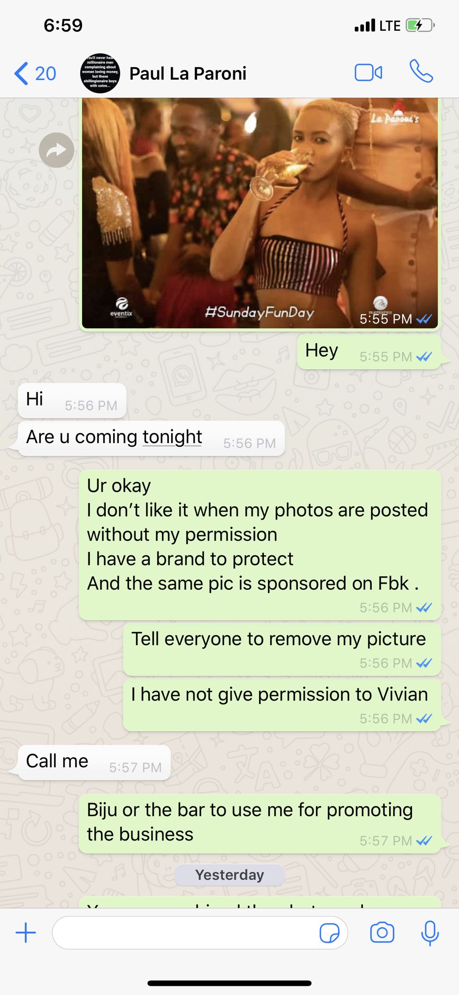 Sheilah C Gashumba on X: Sunday- 6:59pm t.co1O4V1TulQ9  X