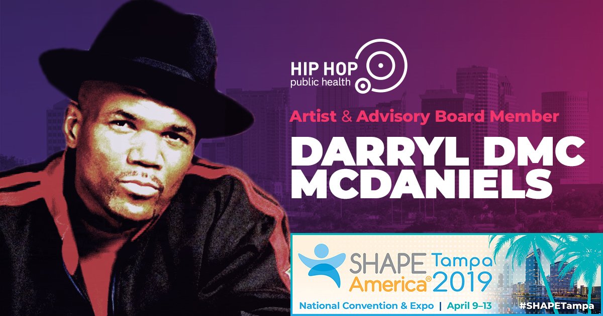 HHPHorg's tweet photo. The moment we've been waiting for is almost here! @THEKINGDMC will be performing our recently released H.Y.P.E. #BreakinItDown series live for the first time tomorrow during the Opening General Session Keynote for #SHAPETampa at 10:30 am EDT. #SHAPECountdown #HealthEd #PhysEd https://t.co/g9lbSCmrGB