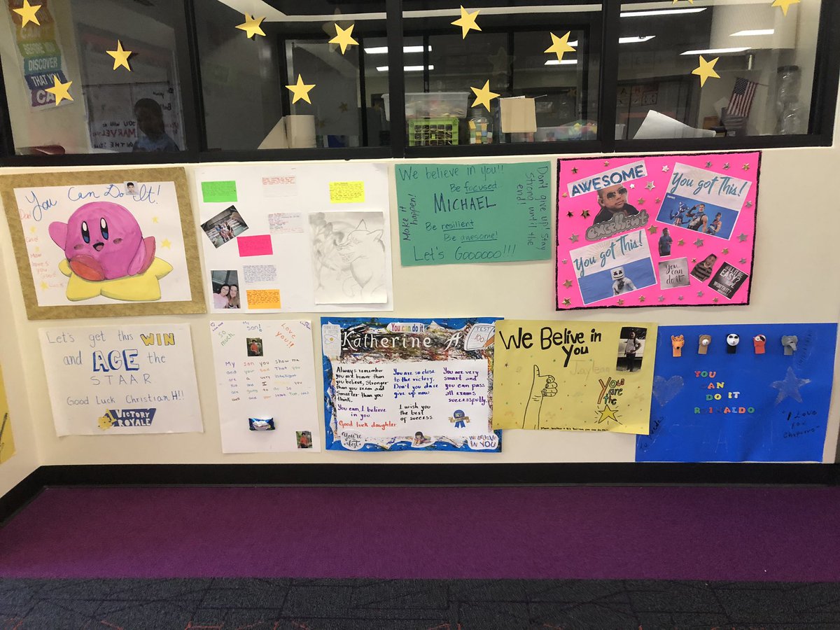 What a way to start the morning. Surprise posters from parents! Great job Ms. Lindsey for coordinating this special surprise. #kaiseronthemove #relationships <a href="/KaiserKISD/">Kaiser Elementary</a>