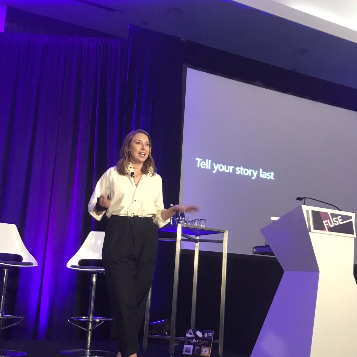 Strong work with an amazing story. <a href="/lcascio/">Lauren Cascio</a> brings heart, smarts, and mixed reality from <a href="/Microsoft/">Microsoft</a> hollow lens to <a href="/NextBigDesign/">FUSE: Design & Brand</a>