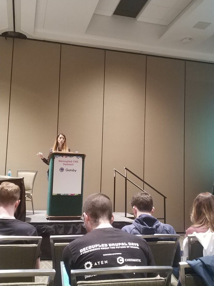DHandspikerWade's tweet image. Cristina Chumilas on building accessible design systems for devs and designers at #drupalcon #webdev #drupalDecoupled

Devs, don&apos;t blame designers if there&apos;s not enough specs

Designers, Semver versioning won&apos;t hurt you. Making changes without versioned updates hurts the process.