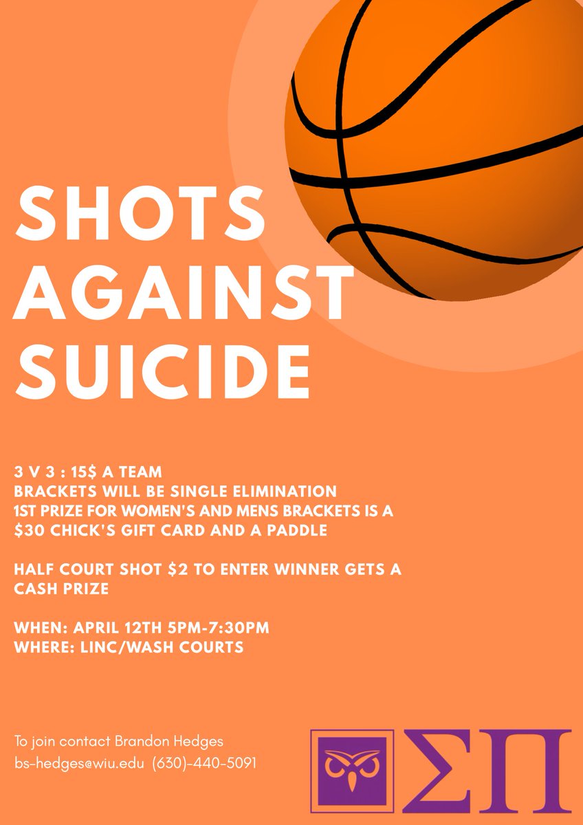 SigmaPi_WIU's tweet image. Register now all proceeds go to the Amazing Day Foundation!