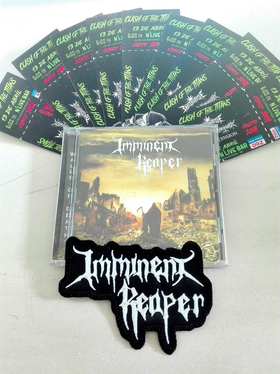 ImminentReaper's tweet photo. Últimos boletos para el clash of the titans 2019!!!
50.00 pesos (incluye cerveza última sinfonía)
Nos vemos en el show!!!
#imminentreapergdl
#clashofthetitans2019
#wallsofdeath
#newalbum https://t.co/ZD96rNx4yF