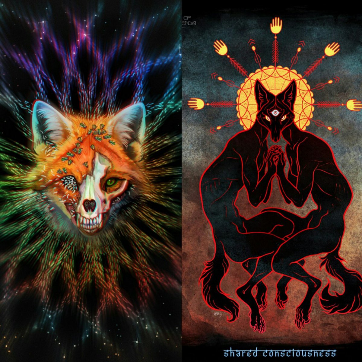 ArtOfMaquenda's tweet image. #PortfolioDay I'm Maquenda, a visionary artist, drawn to the 'wild, weird and wonderful' aspects of life. Strong emotions lead me to create.
💀 ArtofMaquenda.etsy.com
🍄 ArtofMaquenda.tumblr.com
🌱 Patreon.com/Maquenda
🌌 Instagram.com/ArtofMaquenda