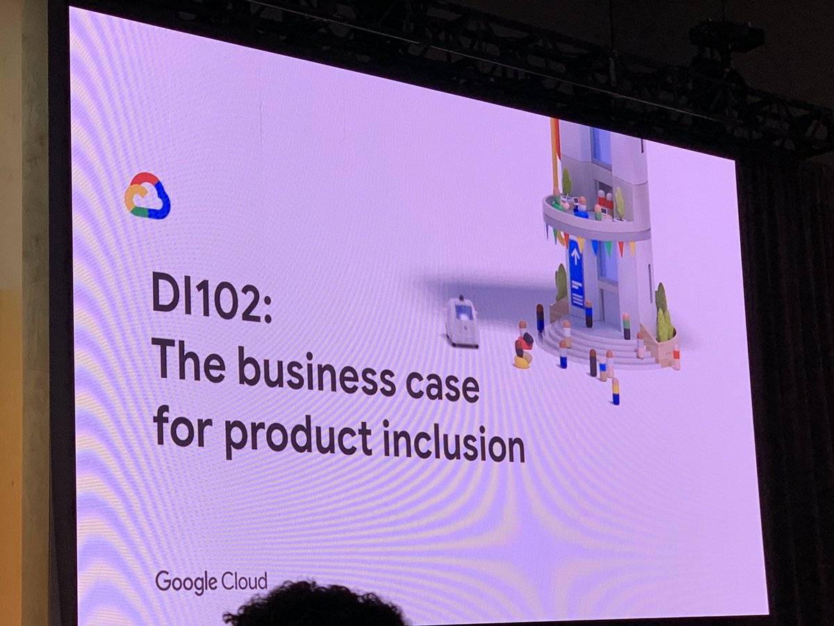 #ProductInclusion @katholmes: 'Our default is probably the exclusive mindset. So we need to exercise the inclusive muscle. '  #GoogleNext19