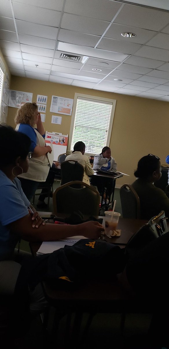 NCSS_RO_LEWIS's tweet photo. The para to teacher pipeline is back!!! We are learning from the "2 doctors " about classroom management and set up. The key takeaway is classroom management does not always mean behavior management 
#contract 
#NCSSBeTheBest 
#ourabilitiesoutweighourdisabilities https://t.co/u6x8DS6ZLB